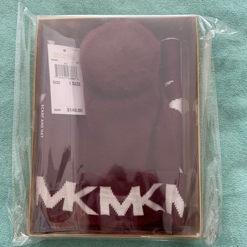 Michael Kors Maroon Knit Set